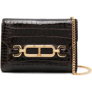 Tom Ford, Mini Bags Bruin, Dames, Maat:ONE Size