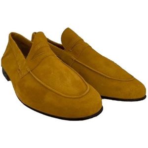 Antica Cuoieria, Schoenen, Heren, Geel, 44 EU, Loafers