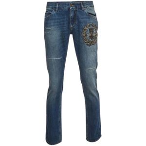 Dolce & Gabbana Pre-owned, Pre-owned Denim jeans Blauw, Dames, Maat:L