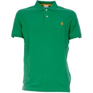 U.s. Polo Assn., Tops, Heren, Groen, XL, Katoen, Klassieke Polo Shirt