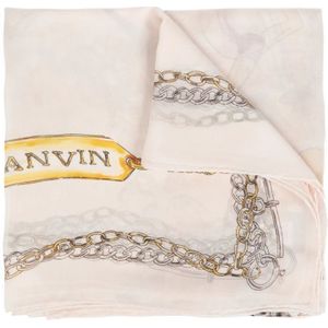 Lanvin, Accessoires, Dames, Roze, ONE Size, Zijden sjaal