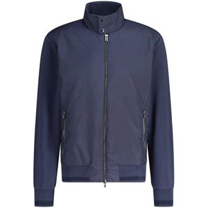 Bogner, Heren Lichtgewicht Jas van Gemengd Materiaal Blauw, Heren, Maat:M