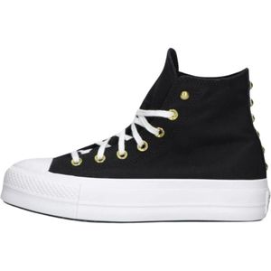 Converse, Schoenen, Dames, Zwart, 41 1/2 EU, Zwarte Hoge Sneakers Lift Platform