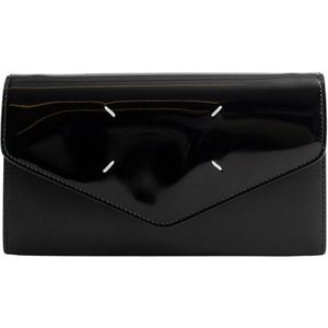 Maison Margiela, Wallets Cardholders Zwart, Dames, Maat:ONE Size