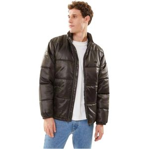 Levi's, Jassen, Heren, Grijs, S, Zonsondergang Puffer Jas