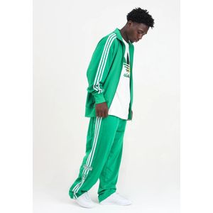 Adidas Originals, Broeken, Heren, Groen, L, Groene Adibreak Trainingsbroeken voor Heren