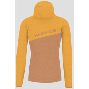 Karpos, Sport, Heren, Oranje, M, Polyester, Oranje Trui met Rits en Capuchon