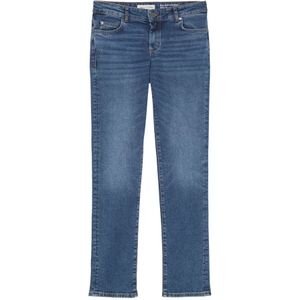 Marc O'Polo, Jeans, Dames, Blauw, W32 L34, Katoen, Albi Straight Jeans