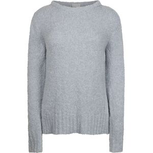 Jane Lushka, Comfortabele Teddy Pullover | Lichtblauw Blauw, Dames, Maat:XS