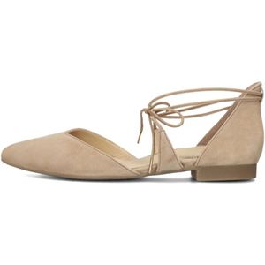 Paul Green, Schoenen, Dames, Beige, 40 EU, Suède, Beige Suède Instappers Stijlvol Model