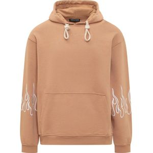 Vision OF Super, Geborduurde hoodie Oranje, Heren, Maat:L