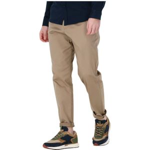 Selected Homme, Broeken, Heren, Beige, W33 L34, Beige Chino Slim Fit Broek