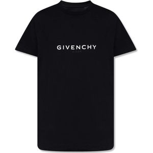 Givenchy, Oversized T-shirt Zwart, Dames, Maat:S