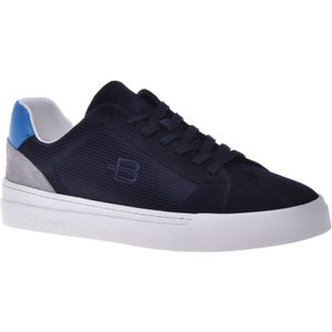 Baldinini, Sneaker in blue suede Blauw, Heren, Maat:39 EU