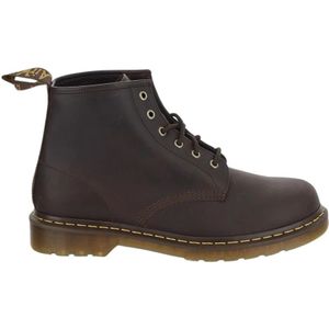 Dr. Martens, Bruine Chelsea Laarzen met Ronde Neus Bruin, Heren, Maat:45 EU