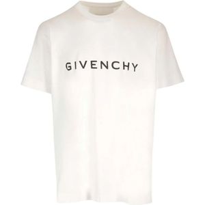 Givenchy, Tops, Heren, Wit, S, Witte T-shirts en Polos