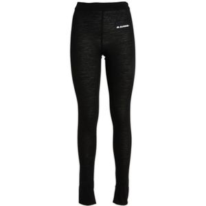 Jil Sander, Leggingsit, Stijlvolle Broek Zwart, Dames, Maat:M