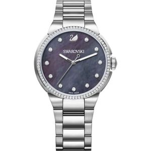 Swarovski, Horloge Grijs, Dames, Maat:ONE Size