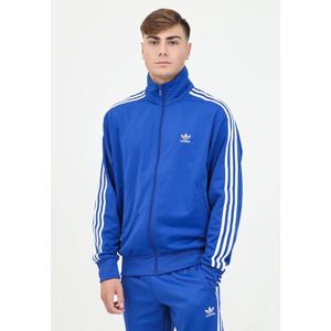 Adidas Originals, Sweatshirts & Hoodies, Heren, Blauw, S, Blauwe Zip Sweater Classics Firebird