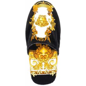 Versace, Schoenen, Heren, Veelkleurig, S, Katoen, Accessoires Pantoffels