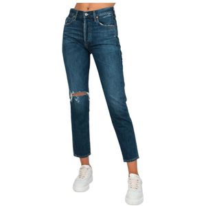 Citizens of Humanity, Jeans, Dames, Blauw, W28, Denim, Liya High Rise Clic Fit
