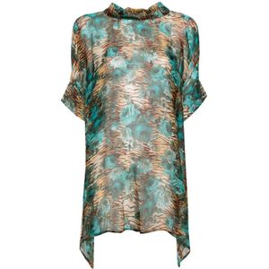 Blugirl, Wild Roses Tunic Veelkleurig, Dames, Maat:L