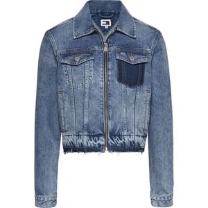 Tommy Jeans, Jassen, Dames, Blauw, M, Denim, Vintage Slim Fit Denim Jacket