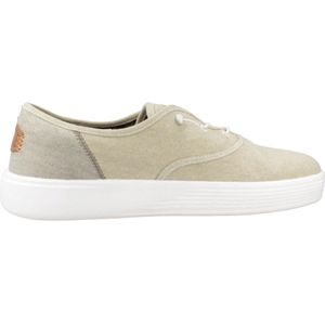 Hey Dude, Schoenen, Heren, Beige, 40 EU, Craft Linen Veterschoenen