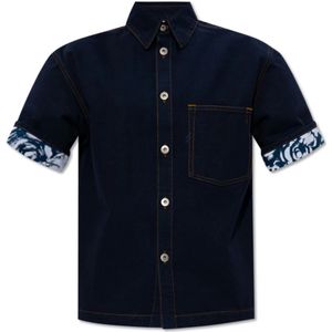 Burberry, Blouses & Shirts, Dames, Blauw, S, Denim, Denim overhemd