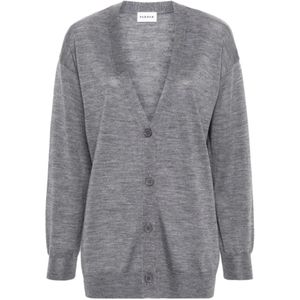 P.a.r.o.s.h., Truien, Dames, Grijs, M, Grijze Melange Cardigan