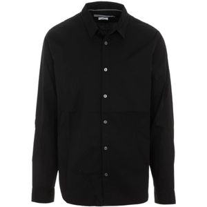 Calvin Klein, Overhemden, Heren, Zwart, 2Xl, Stijlvol Overhemd