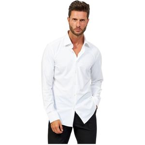 Hugo Boss, Overhemden, Heren, Wit, 5Xl, Overhemden Wit