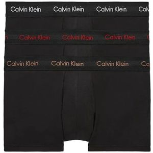 Calvin Klein, Ondergoed, Heren, Zwart, S, Katoen, 3-Pack Katoen Stretch Boxers - Zwart