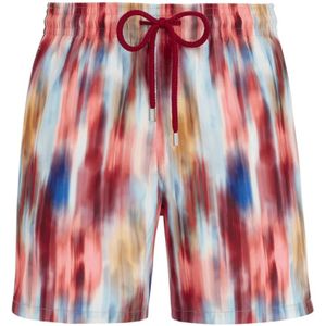 Vilebrequin, Badkleding, Heren, Veelkleurig, XS, Polyester, Heren Ikat Flowers Zwemshorts