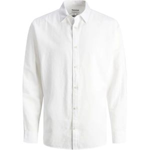 Jack & Jones, Overhemden, Heren, Wit, XL, Katoen, Formal Shirts