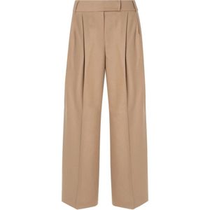 Max Mara, Broeken, Dames, Bruin, XS, Carmen Camel Broek