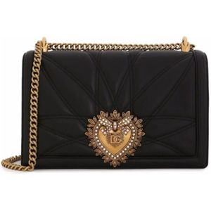Dolce & Gabbana, Tassen, Dames, Zwart, ONE Size, Bags