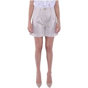 Woolrich, Short Shorts Grijs, Dames, Maat:XS