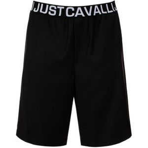 Just Cavalli, Korte broeken, Heren, Zwart, S, Casual Shorts
