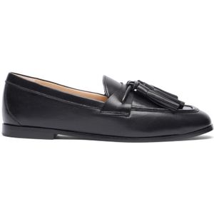 Stuart Weitzman, Schoenen, Dames, Zwart, 41 EU, Tassel Loafer