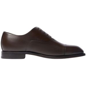 Scarosso, Schoenen, Heren, Bruin, 40 1/2 EU, Leer, Klassieke Oxford schoen met vierkante neus