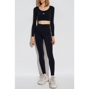 Balenciaga, Sport, Dames, Zwart, XS, Sportleggings met logo