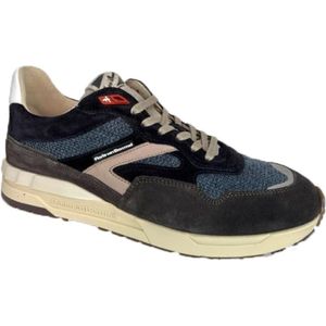 Floris van Bommel, Schoenen, Heren, Blauw, 43 EU, Schoenen Sneaker