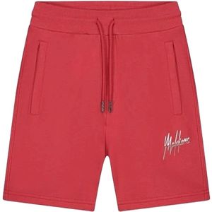 Malelions, Korte broeken, Heren, Rood, L, Split shorts rood