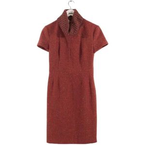 Dolce & Gabbana Pre-owned, Pre-owned, Dames, Rood, S, Wol, Pre-owned Wool dresses