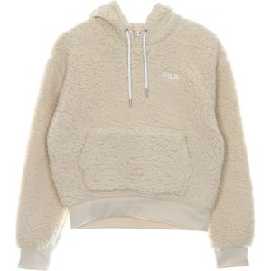 Fila, Yule Sherpa Hoodie Beige, Dames, Maat:L