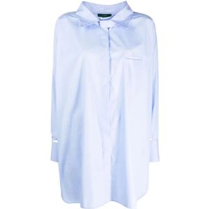 Jejia, Blouses & Shirts, Dames, Blauw, M, Katoen, Lichtblauwe Shirts voor Vrouwen