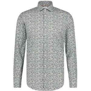 Blue Industry, Groen Geprint Katoenen Overhemd, Slim Fit Groen, Heren, Maat:M