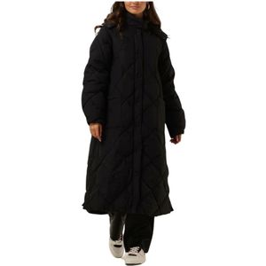 Object, Mantels, Dames, Zwart, XS, Nylon, Jally Down Coat Zwart