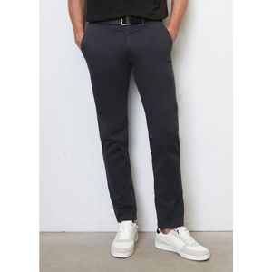 Marc O'Polo, Broeken, Heren, Blauw, W31 L34, Katoen, Slim Fit Casual Chinos